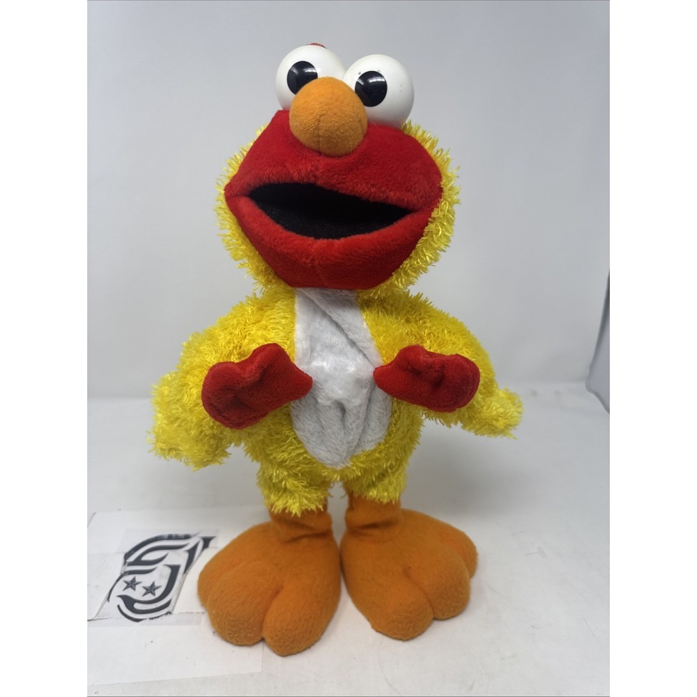 2001‎ Mattel Elmo Sesame Street Chicken Dance 15" Fisher Price Singing Toy Works